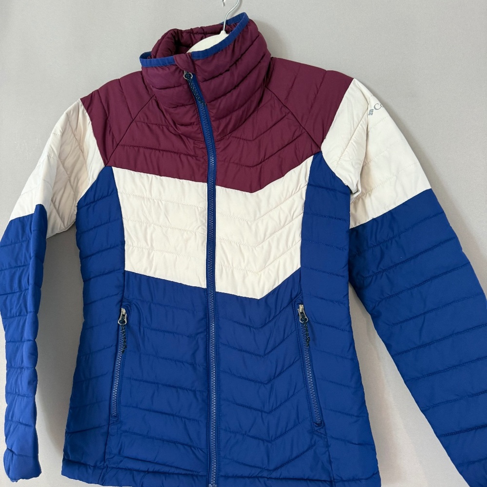 Columbia Powder Lite Blocked Puffer Jacket Size XS